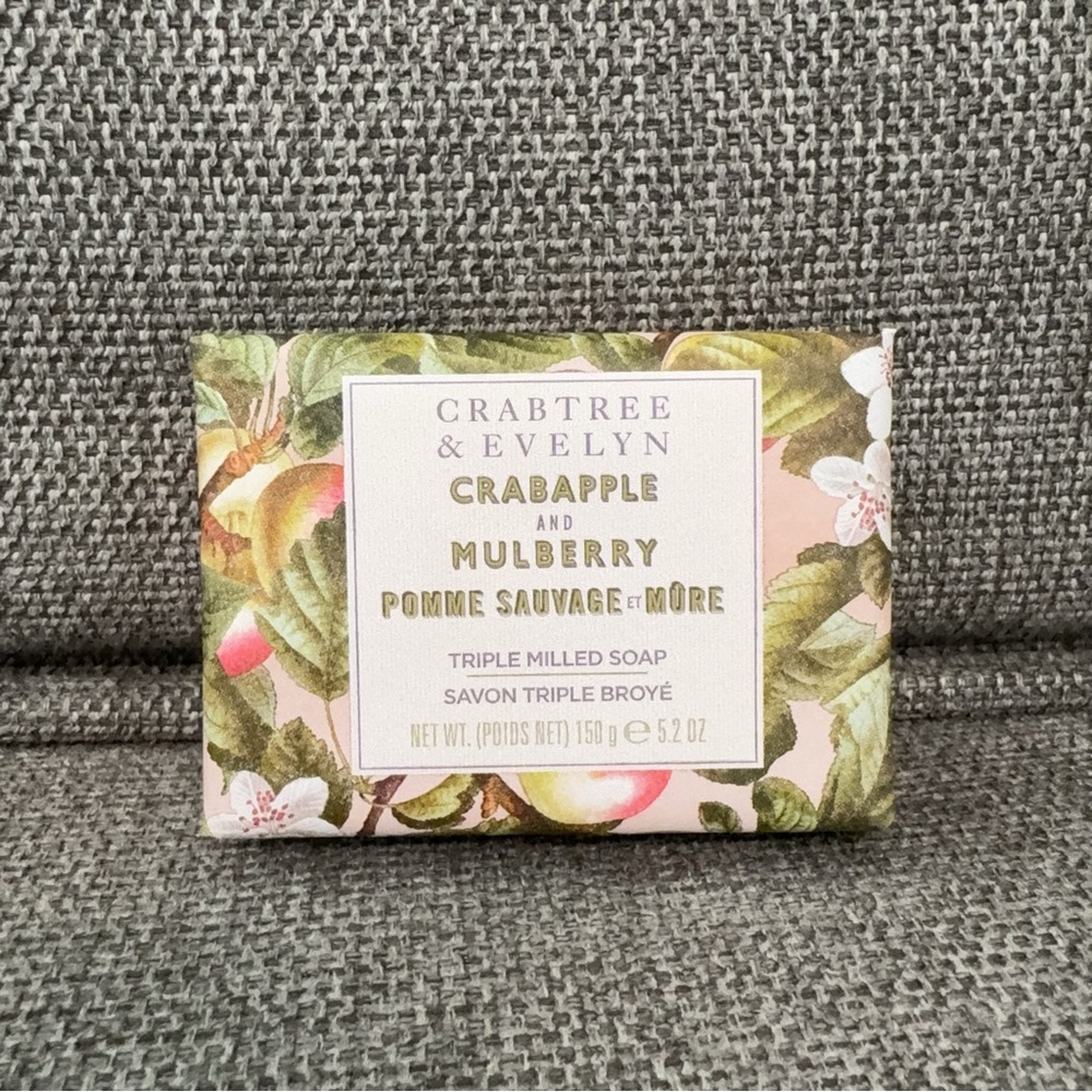 [New] Crabtree & Evelyn Triple Milled Soap Crabapple & Mulberry 150g